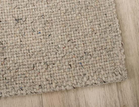 Navajo L Rug_0007_Navajo Linen Corner Angle Cream Beige The Rug Collection