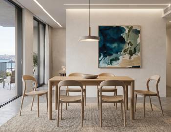 Nordica Solid Oak Dining Table - 160 x 90cm