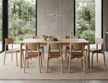 Nordica Solid Oak Dining Table - 200 x 95cm