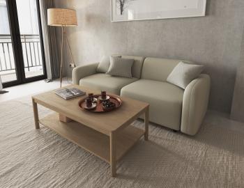Nordica Solid Oak Coffee Table - 120cm