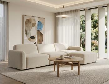 Nordica Solid Oak Round Coffee Table 