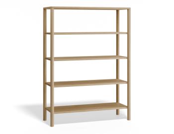 Nordica Solid Oak Large Bookcase 