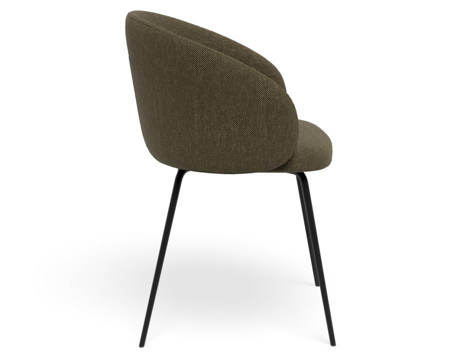 P 3 Henley Chair Metalleg Forestgreen Black
