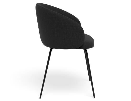 P 3 Henley Chair Metalleg Anthracite Black