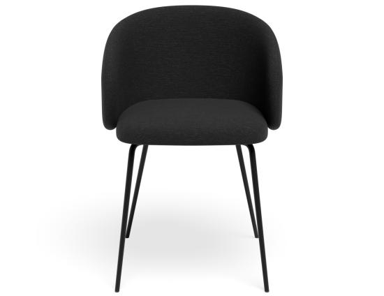 P 4 Henley Chair Metalleg Anthracite Black