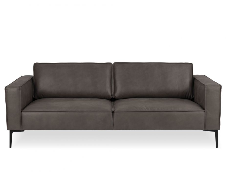 Enzo 3 Seat Sofa Grey 2