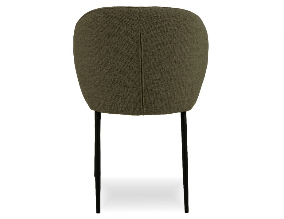 Iris Chair Army Green Back Profile
