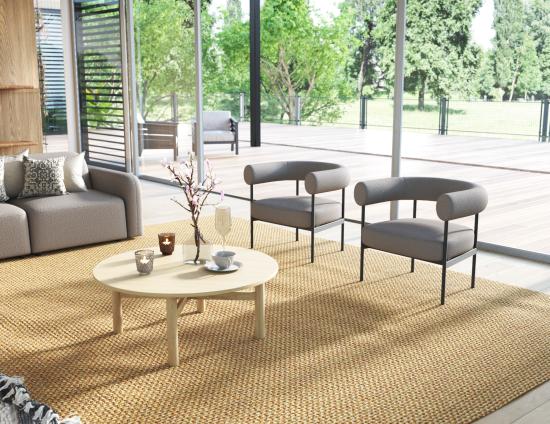 L 1 Marlowe Loungechair Oyster