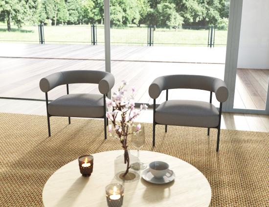 L 3 Marlowe Loungechair Oyster