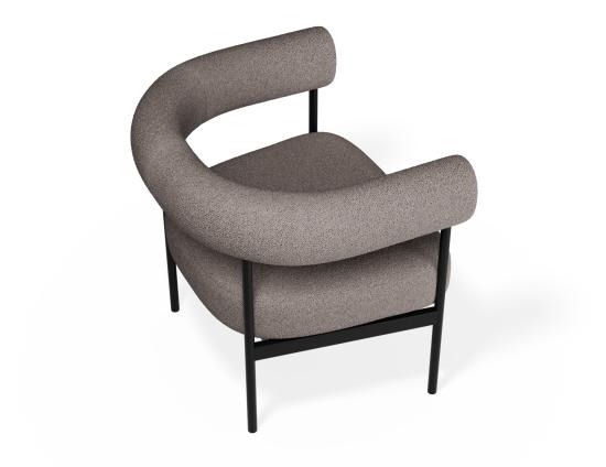 P 5 Marlowe Loungechair Black Oyster