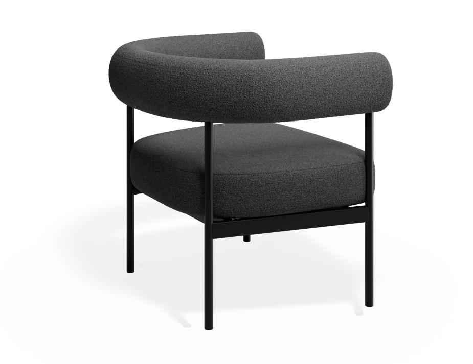 P 3 Marlowe Loungechair Black Stone