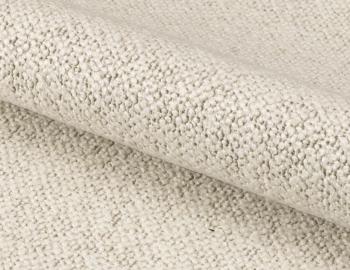 Atticus Ottoman Foot Stool - Ivory Cream Fabric