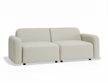 Atticus Modular Sofa 2 Seater - Ivory Cream Fabric