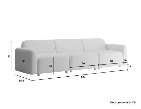 P 4 Atticus 3seater Measurements