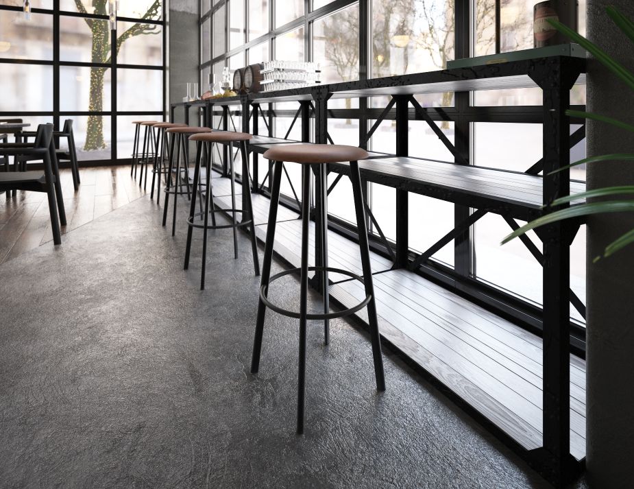 L 3 Atlas Barstool Tan Lifestyle