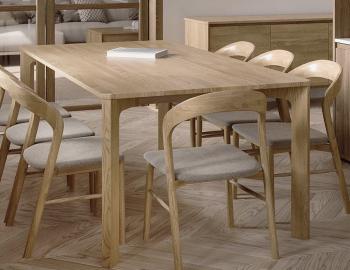 Axton Natural Solid Oak Dining Table 240 x 115cm