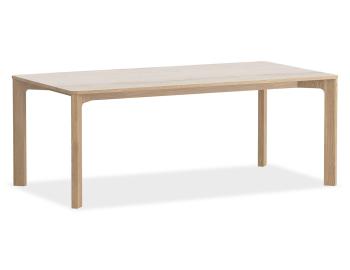 Axton Natural Solid Oak Dining Table 200 x 105cm