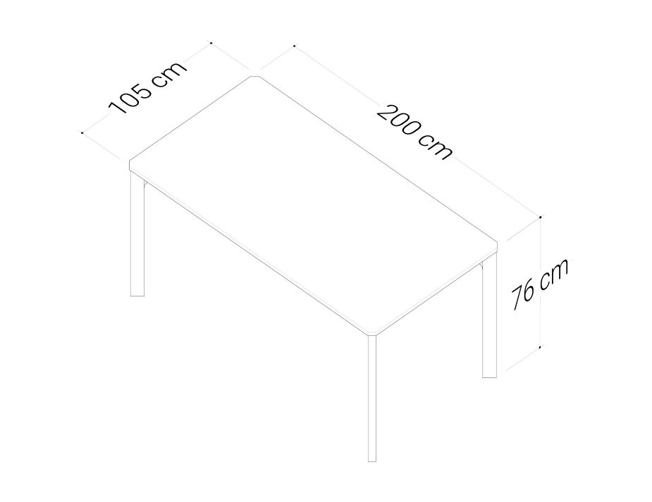 Axton Dinning Table 2000 Measurements