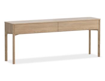 Axton Natural Oak Console Table 200cm