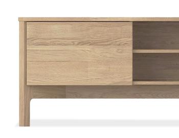 Axton Natural Oak Entertainment Unit 180cm