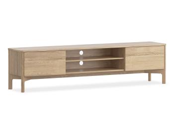 Axton Natural Oak Entertainment Unit 220cm