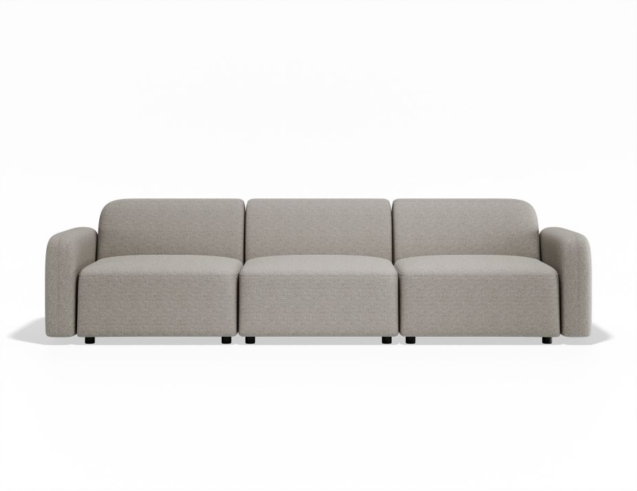 P 3 Atticus 3seater Oystergrey