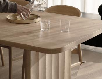 Bryce Natural Oak Dining Table 210 x 95cm