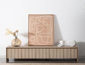 Bryce Natural Oak Entertainment Unit 180cm