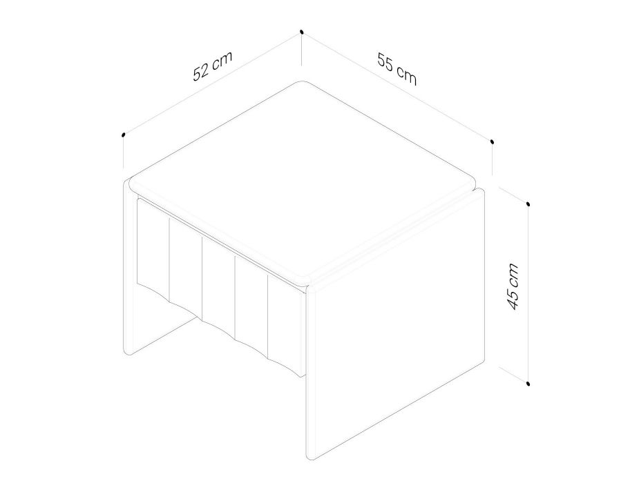 Bryce Side Table Measurement