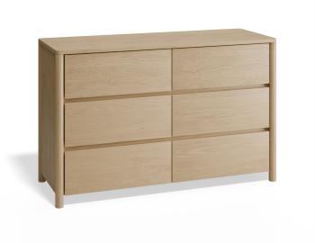 Nordica Solid Oak Chest of Drawers - 120cm