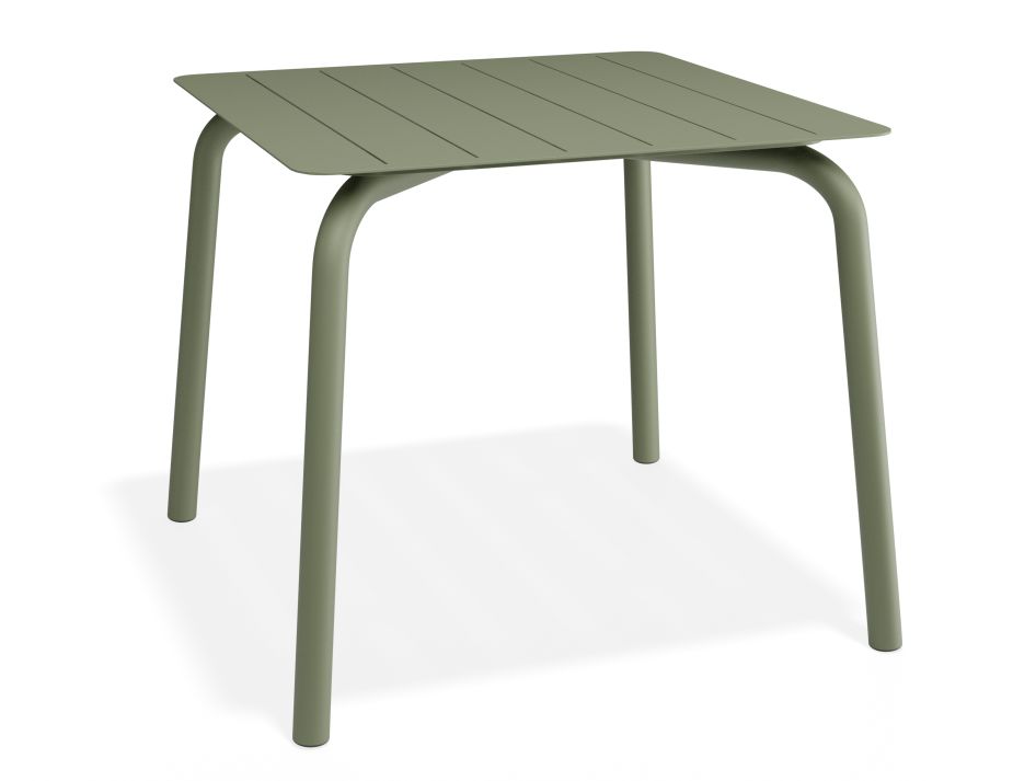 P1 Roku Diningtable 90x90 Green