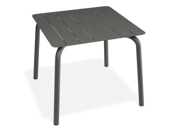 P2 Roku Diningtable 90x90 Charcoal