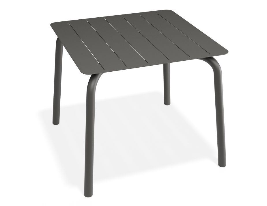 P2 Roku Diningtable 90x90 Charcoal