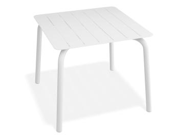 Roku Outdoor Dining Table 90cm - Matte White
