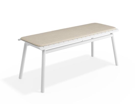 P 1 Roku Bench120 Husk White