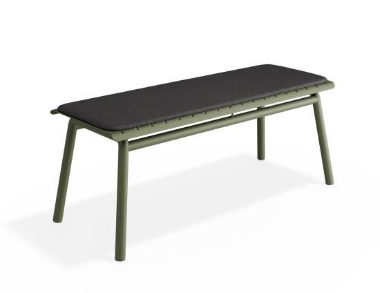 P 1 Roku Bench120 Charcoal Green