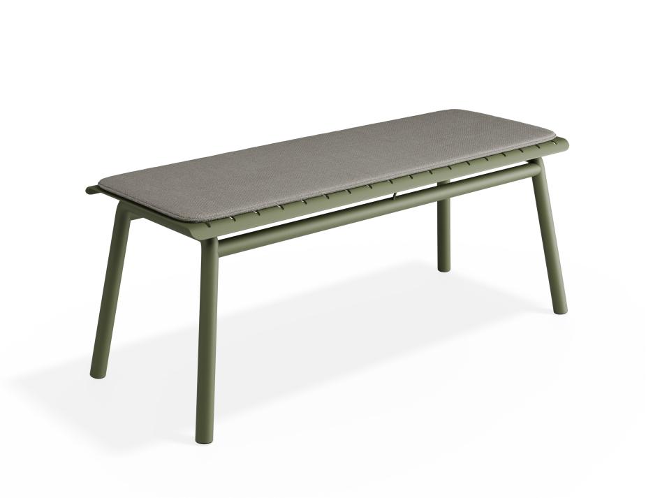 P 1 Roku Bench120 Lightgrey Green