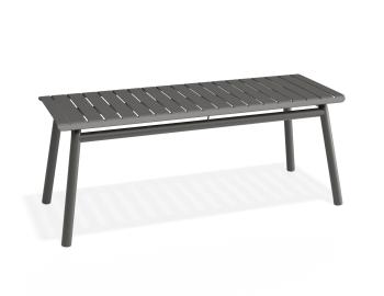 Roku Outdoor Bench 120cm - Matte Charcoal