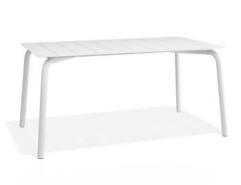 Roku Outdoor Dining Table 160cm - Matte White