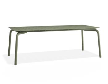 Roku Outdoor Dining Table 220cm - Matte Eucalyptus Green