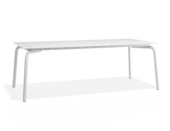 Roku Outdoor Dining Table 220cm - Matte White