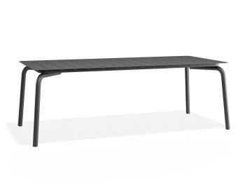 Roku Outdoor Dining Table 220cm - Matte Charcoal