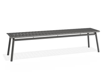 Roku Outdoor Bench 190cm - Matte Charcoal