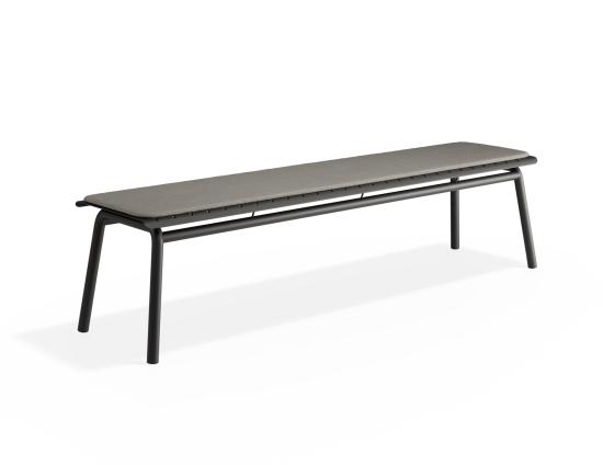 P 1 Roku Bench190 Lightgrey Charcoal