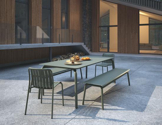 L 2 Roku Diningsetbenches Green1