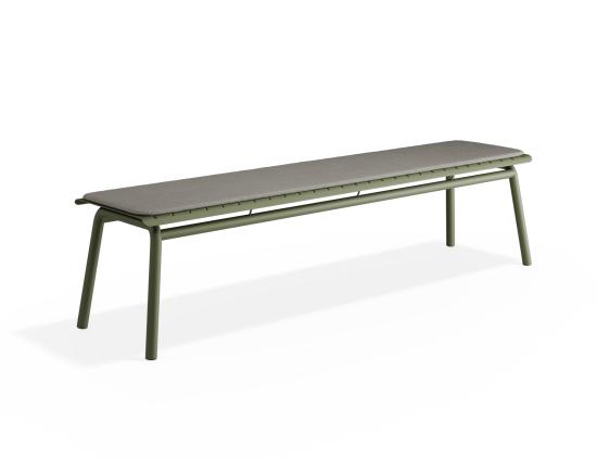 P 1 Roku Bench190 Lightgrey Green