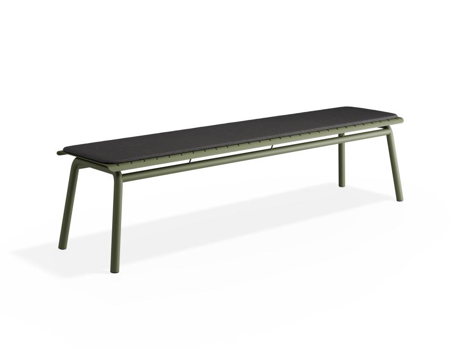 P 1 Roku Bench190 Charcoal Green1