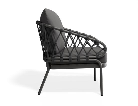 P 3 Kara Loungechair Charcoal