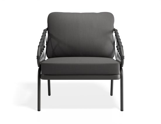 P 4 Kara Loungechair Charcoal