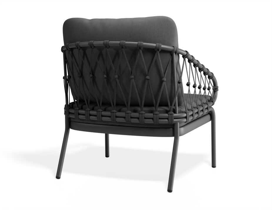 P 2 Kara Loungechair Charcoal